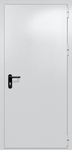 Однопольная глухая дверь ei-60 с ручкой «антипаника» (цвет светло-серый RAL 7047)