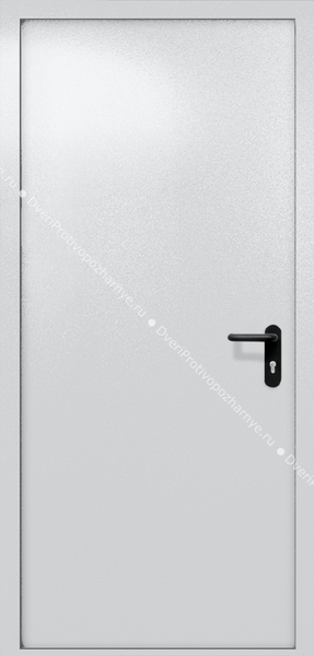 Однопольная глухая дверь ei-60 (цвет светло-серый RAL 7047) Однопольная глухая дверь ei-60 (цвет светло-серый RAL 7047)