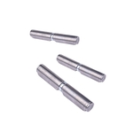 Двупольная дверь ei-60 со стеклами 600x400 и ручками хром (цвет светло-серый RAL 7047)