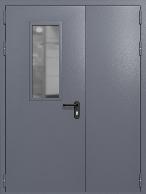 Полуторапольная дверь ei-60 со стеклом 700x300 (цвет темно-серый RAL 7015) Полуторапольная дверь ei-60 со стеклом 700x300 (цвет темно-серый RAL 7015)