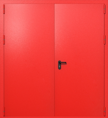 Распашные ворота ei-60 (цвет красный RAL 3020) Распашные ворота ei-60 (цвет красный RAL 3020)